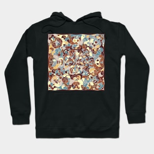 Arabic ornate square pattern Hoodie